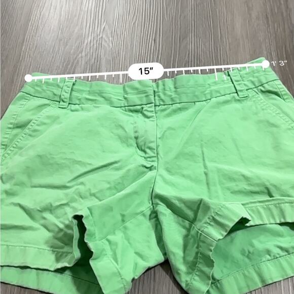 J. Crew Chino Mid Rise 100% Cotton Shorts Size 8 - Picture 6 of 8